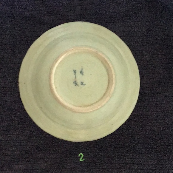 2 Antique Chinese Plates/bowls- Underglaze Blue Character -Lot of two - Picture 9 of 16